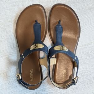 Michael Kors Plate Thongs Sandals